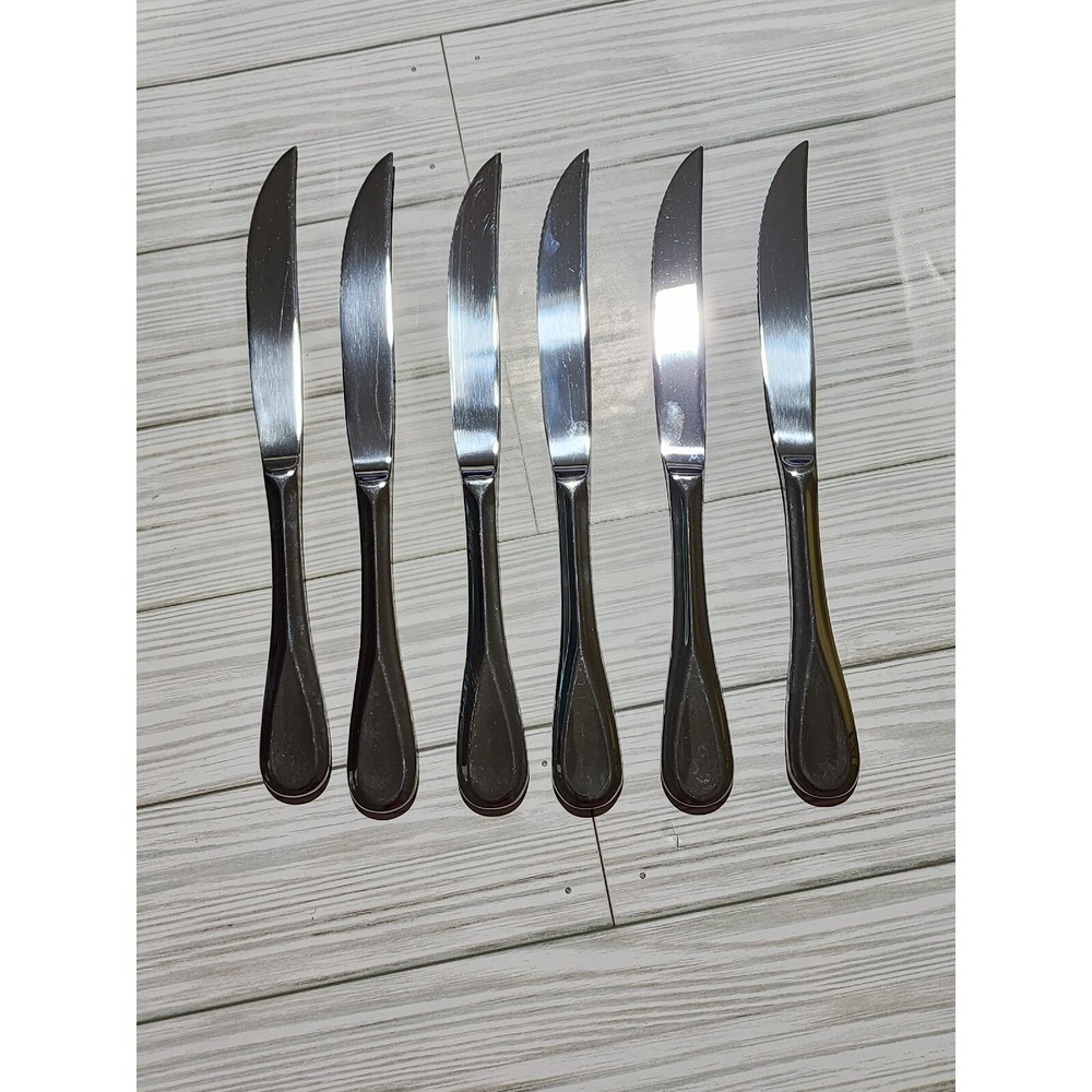 Mikasa Bravo Catering/Steak/Butter Knives Serrated Stainless Steel Vietnam Lot